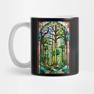 Forest Stained Glass Mug